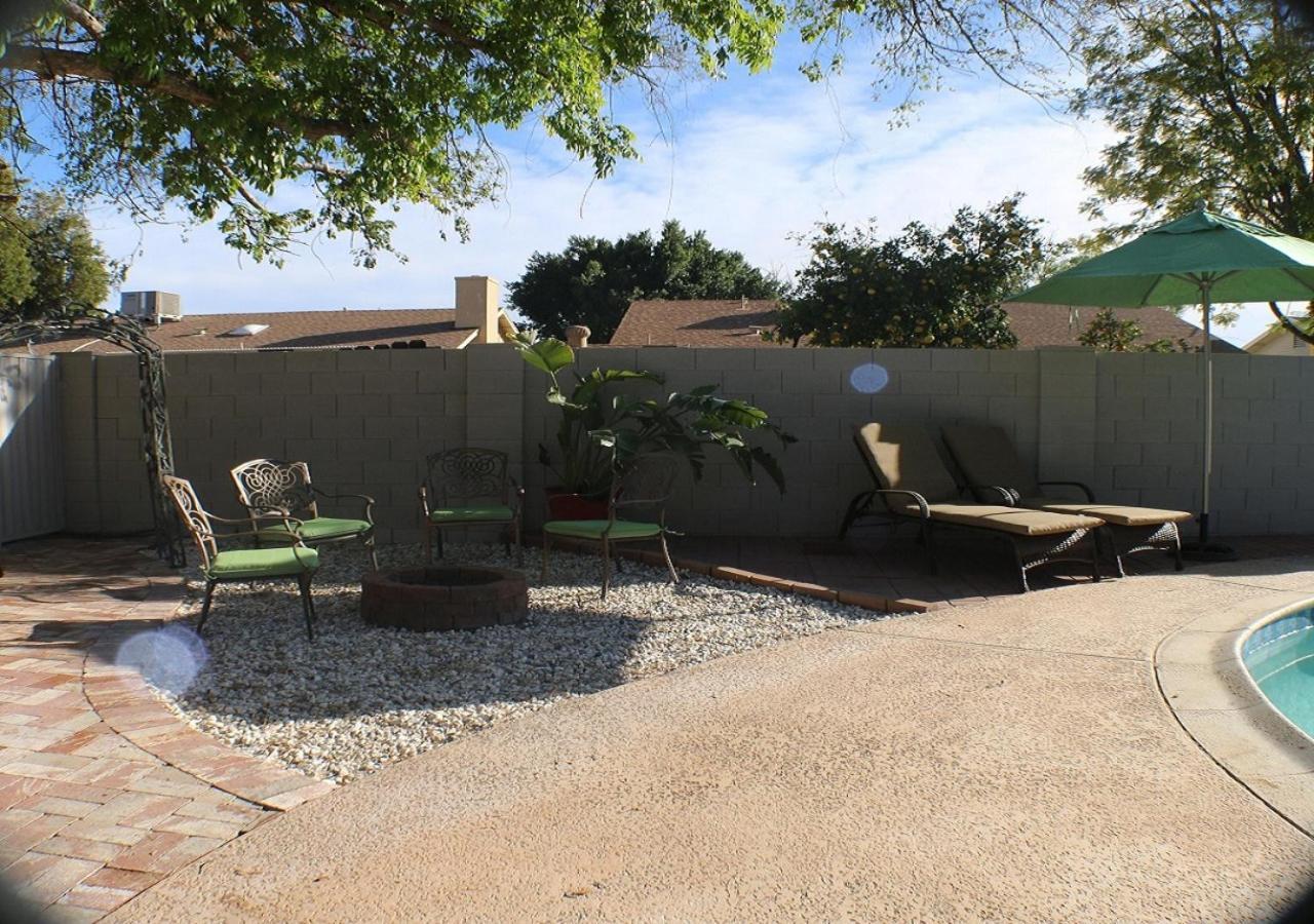 Tempe Escape With Heated Pool, Billiards & Firepit Fun Vila Exterior foto