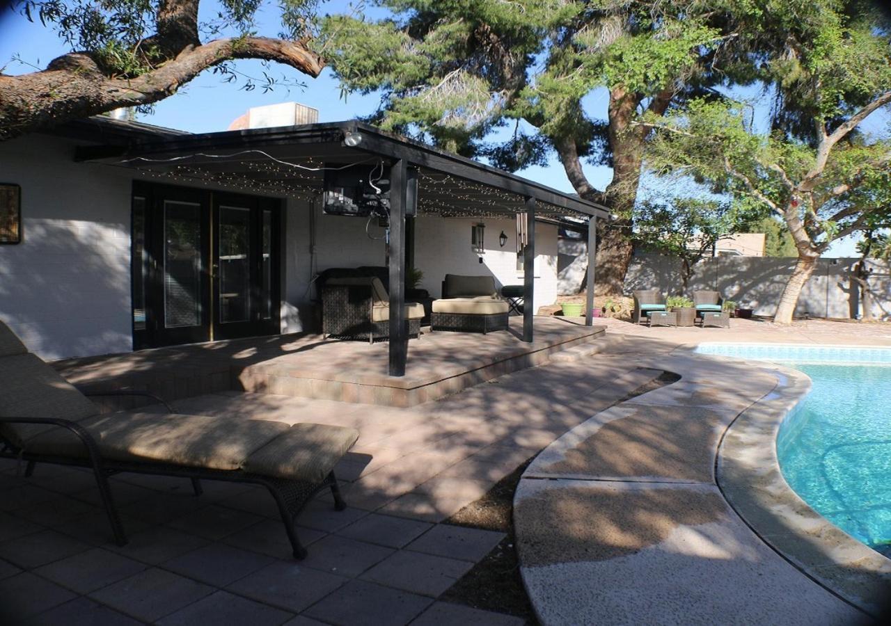 Tempe Escape With Heated Pool, Billiards & Firepit Fun Vila Exterior foto
